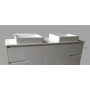Avalon-1500 PVC Vanity Double Bowl Cabinet Only